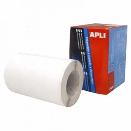 Apli Etiquetas Adhesivas en Rollo Blancas 12x18mm 5600 uds